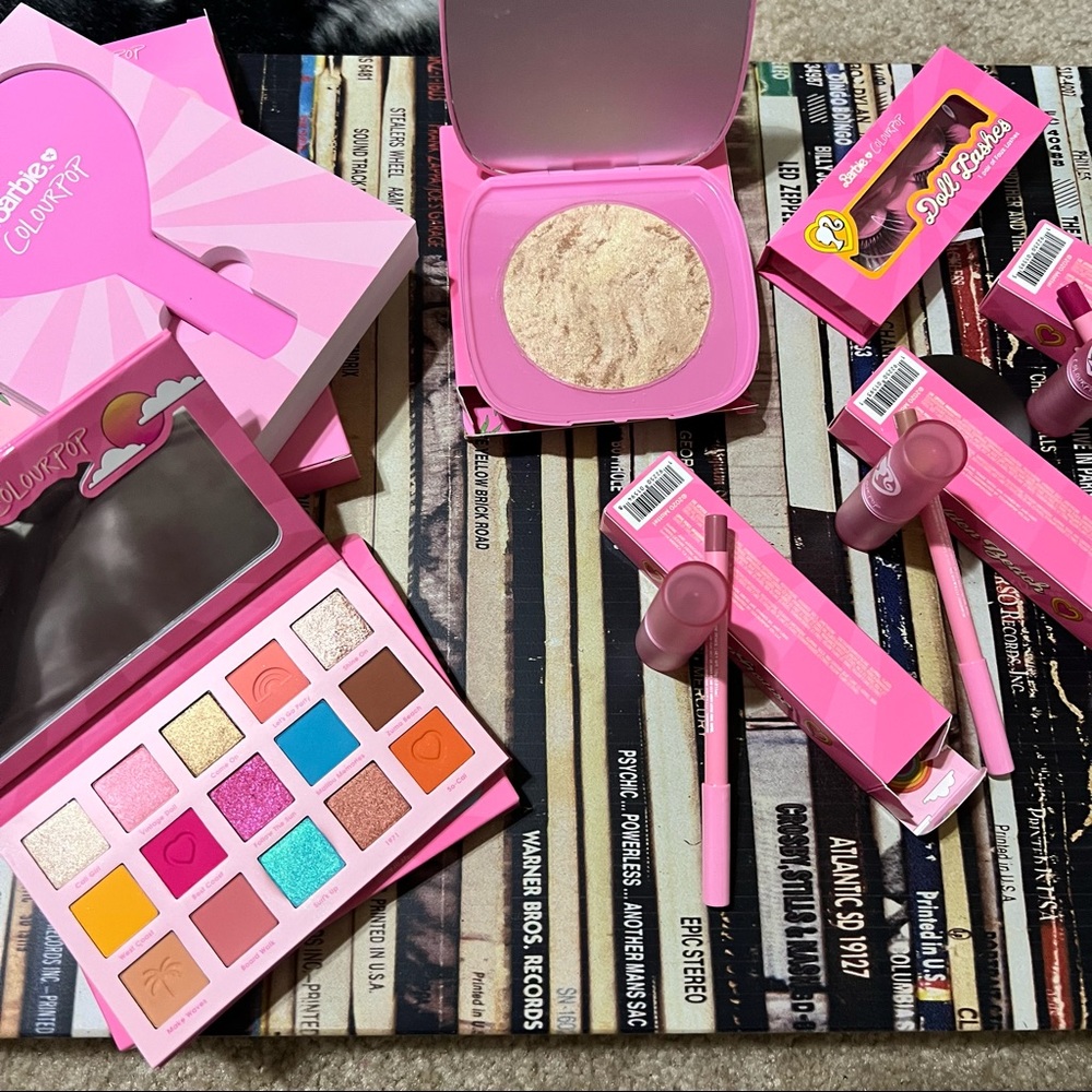 BUNDLE Colourpop X Barbie Beach Party Full Set